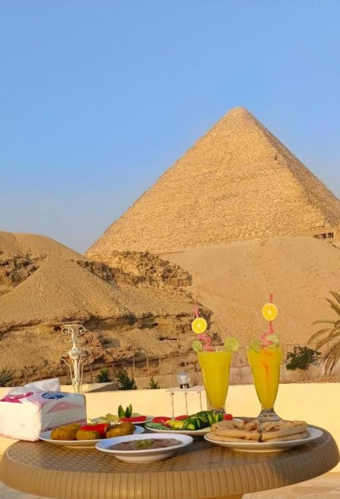 Отель Pyramid View Gh Kafrat al Jabal Экстерьер фото