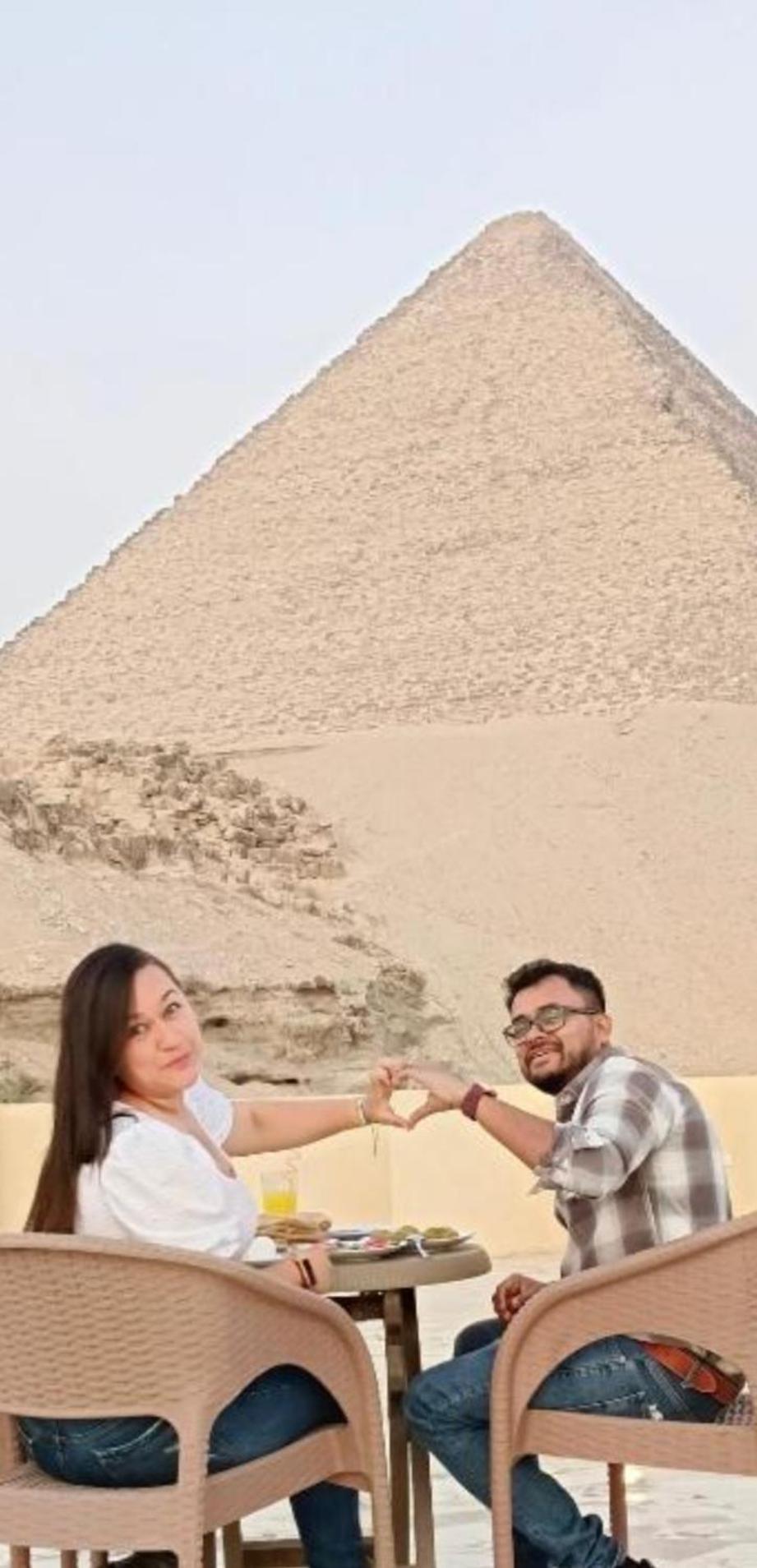 Отель Pyramid View Gh Kafrat al Jabal Экстерьер фото