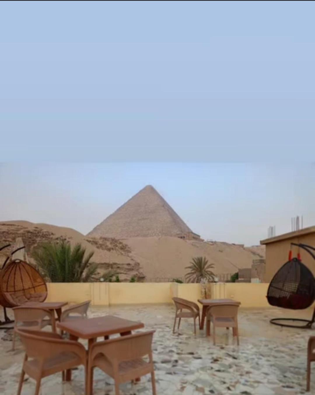 Отель Pyramid View Gh Kafrat al Jabal Экстерьер фото