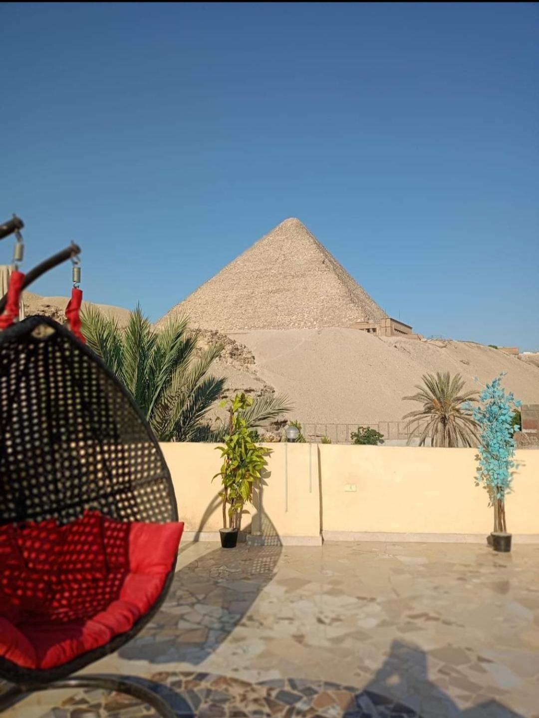 Отель Pyramid View Gh Kafrat al Jabal Экстерьер фото