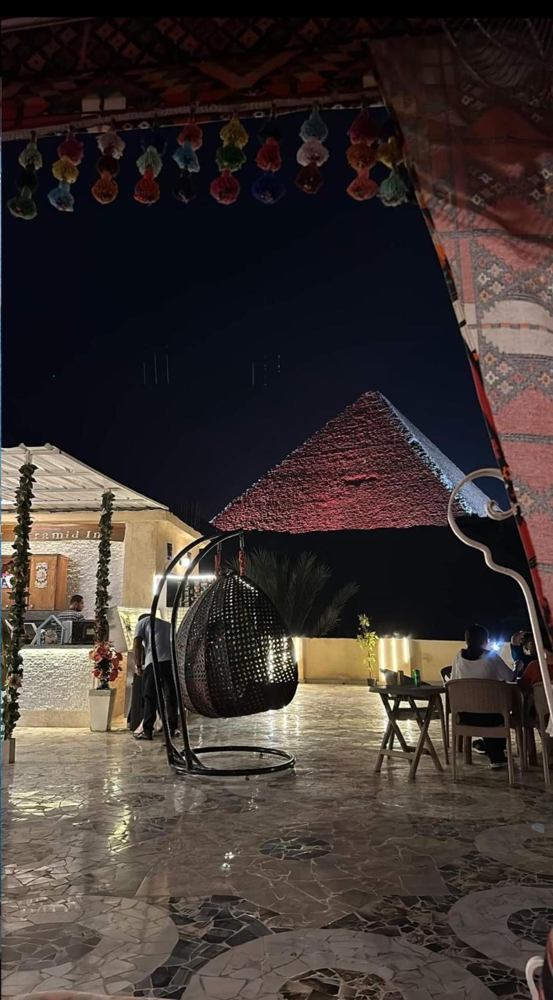 Отель Pyramid View Gh Kafrat al Jabal Экстерьер фото